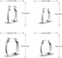 Mason Jar Cookie Cutter Shapes Baking Set - 4 Pieces, 3 Inch & 4 Inch Milk Bottle Honey Jar Biscuit Molds for Kitchen