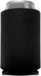 Can Cooler Sleeves Blank Poly Foam - Collapsible DIY Customizable for Parties, Weddings, Bulk (50, Black)