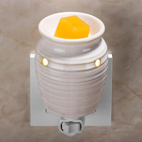 STAR MOON Ceramic Pluggable Wax Melt Warmer, Diffuser for Fragrance Oil, Candle Melter Plug in Wall for Home