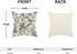 Spring Floral Birds Pillow Covers Set of 2, 18 x 18 Inch Black and White Chinoiserie Flowers Outdoor Decorative Cushion