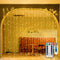 Ollny Christmas Curtain Lights 300 LED 9.8 FTx9.8 FT, Outdoor Waterproof Curtain