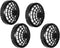 EnviroCare Replacement HEPA Dome Vacuum Filters - 4 Filters for ProTeam Backpacks, Tristar Compact Canisters