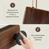 Wall Mounted Hair Dryer Holder with Storage Bag, Drill-Free Adhesive Blow Dryer Holder for Bathroom