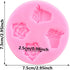 Succulent Fondant Molds Succulent Plant Cake Decorating Silicone Mold For Cake Decoration Cupcake Topper Chocolate Candy Gum Paste Polymer Clay