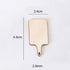 30 Pcs Mini Wooden Cutting Board with Handle,Unfinished Wood Blank Cutting Board, Paddle Chopping Board Small Kitchen Serving Board for Kitchen DIY Decor (Wooden)