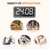 7.8 3 4 3 Countdown Count VOCOO Digital Kitchen Timer with Extra Large Display, Magnetic LED with Brightness, Alarms