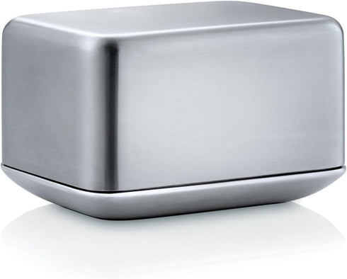 Blomus Basic Stainless Steel Butter Dish, Small