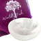 Worldly Finds Selenite Crystal Smudge Bowl, 4 Inch Hand-Carved Moroccan Crystal Holder for Charging and Cleansing