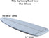 Household Essentials Tabletop Ironing Board Cover and Pad, Fits 30"-32" x 12" Boards
