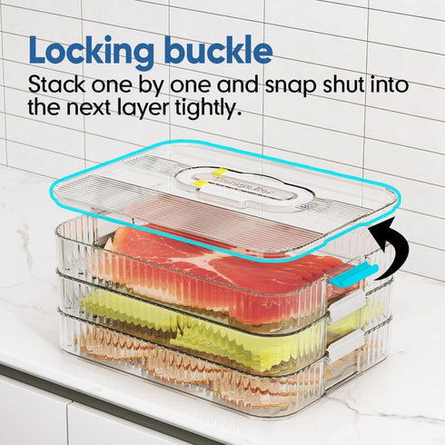 Moryimi Deli Meat Container for Fridge Organizers and Storage, Lunch Meat Container for Refrigerator Organizing, Deli
