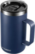 KXIAOCHEN 20oz Insulated Coffee Mug with Lid, Stainless Steel Coffee Cup, Double