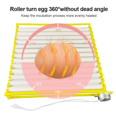 Huatuo Chickens/Ducks/Birds/Poultry13 HBtree Automatic Multifunction Incubator Egg Tray Turning Hatcher for Tubes