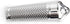 Fox Run Stainless Steel Nutmeg Grater Cone, 5.5" with Storage