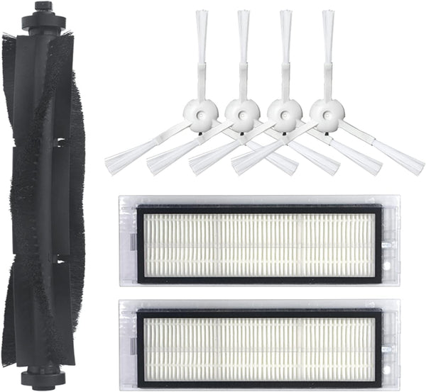 LICHIFIT Sweeping Robot Roller Brush and HEPA Filter Cleaning Cloths for 360 S5 S7 Vacuum