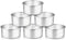 TeamFar 4 Inch Cake Pan Set - 6 Pcs Layer Baking Round Cake Pans, Stainless Steel, Healthy & Sturdy