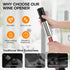 Electric Wine Opener, Rechargeable Wine Bottle Opener, Automatic Electric Corkscrew with Foil Cutter, Aerator Vacuum,