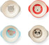 Red Rover Animal Bamboo Kid's Bowls, Multicolor Set of 4
