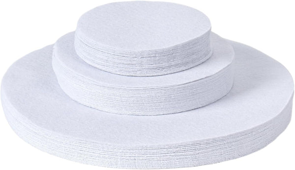 Imperius Set of 96 Felt Plate China Storage Containers - Thick Premium Soft Dish Storage Dividers - 24-10", 48-6",