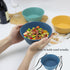 PYRMONT 36 OZ Cereal Bowls - Wheat Straw Bowls Set of 8, Reusable Soup Bowls, Microwave & Dishwasher Safe