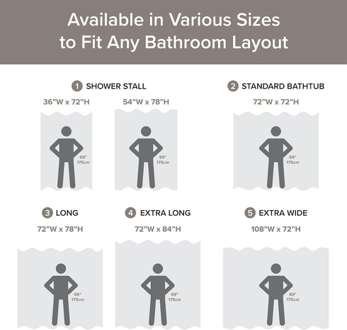 Madison Park Spa Waffle Shower Curtain - 54"x78", Pieced Fabric with 3M Scotchgard, Taupe