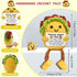 AicooFest Positive Crochet Taco Emotional Support Taco Plush Mothers Day Graduation Teacher Appreciation Nurses Week