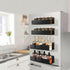 Magnetic Spice Rack, 4 Pack, Strong Magnetic Metal