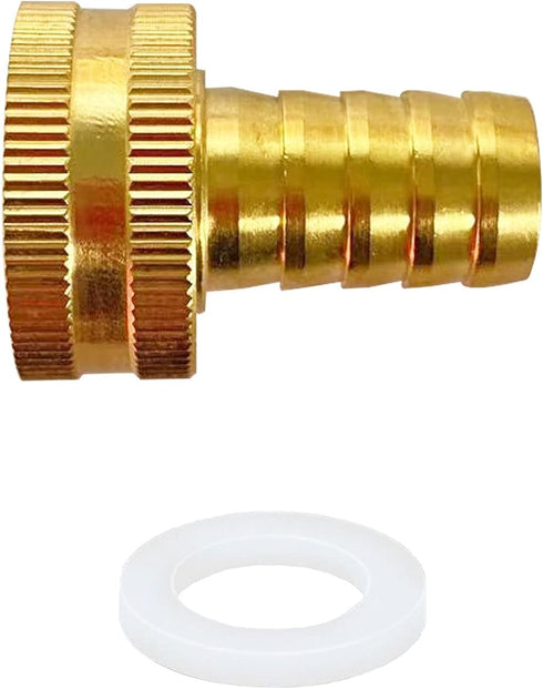 YOUHO Garden Hose Adapter 5/8" Drip Irrigation Tubing to Faucet - Reusable Connector Fittings for Most Rain Bird, Orbit, Dig, Toro 5/8 Tubing x 3/4" (F) GHT Garden Extension Repair Fitting by YOUHO