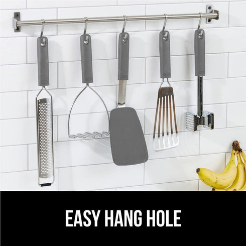Gorilla Grip Nonstick Silicone Spatula, Heat Resistant, Flexible Head, Stainless Steel Kitchen Spatulas, 2 Pack