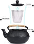 40oz/1200ml Sotya Cast Iron Teapot, Japanese Tetsubin Tea Pot with Infuser for Loose Leaf and Tea Bags, Tea Kettle