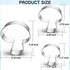 Set-Size 3.3" 2.7" 2.2" -3-Pieces-Cookie Mushroom Cookie Cutter Cutters Fondant Biscui Cutters