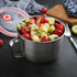 18/8 Stainless Steel Leak Proof Food Storage Container with Handle and Lid, Snack Bowl, Bento Lunch Box, Soup Bowl