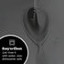 PIVBY Silicone Mat - 18.9 x 11.8" Black Coffee Maker Accessory with Lip for Automatic Machines
