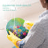 Seasonal Nature Spring Summer Autumn Winter Flowers Pattern Tempered Glass Cutting Board 8" Round Kitchen Decorative