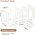 Closet 4 2PC Clear Acrylic Kids Shoe Rack for Organizers and Storaget, Baby Shoe Storage Small Shoe Rack Sections Kids