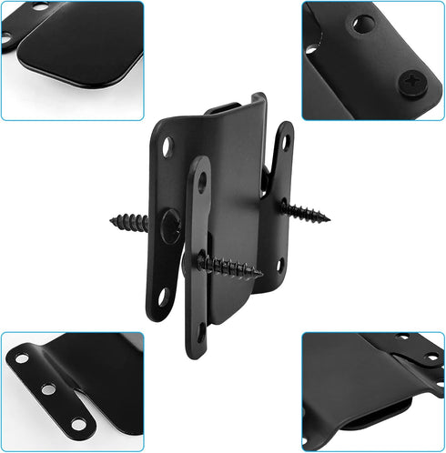 Sectional Couch Metal Connectors, 4 Pcs Universal Sofa Interlocking Furniture Connector with Screws for Loveseat,