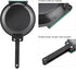 Jerliflyer Double Sided Nonstick Frying Pan, Round Pancake Maker, Coated Bread and Egg Pan