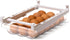 BINO Pull-out Egg Holder Organizer, Clear Fridge Egg Drawer for 18 Eggs Storage