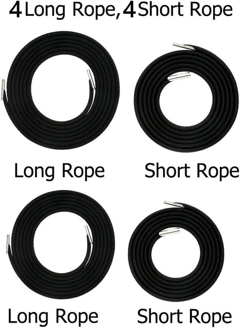 SunnyZoo Chair(Black-8Cords) Professional Replacement Cords for Zero Gravity Recliner Repair Tool for Lounge