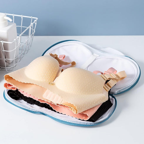 3Pcs Bra Wash Bags Set for Laundry Lingerie Underwear Brassiere Bag for Washing Machine with Zipper Women Delicates