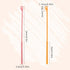 BOXOB 2pcs 9.44in Silicone Straw Cleaner Brush, Extra Long Reusable Straw Brush for Stanley, Metal, Glass Straws