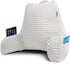 Nestl Reading Pillow with Shredded Memory Foam, Luxe Cut Plush Back Pillow
