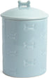 Park Life Designs Dog Treat Jar - Ceramic Dog Treat Container 1.4 Qt (Manor Blue)