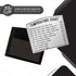 Kitchen Temperature Meat Chart Magnet, Essential for Chefs, Cooking Equivalents in Cups, Teaspoons, Ounces, Milliliters