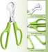 6Pcs Quail Egg Cutter Scissors, Kitchen Egg Shears Tool (Green)