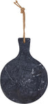 Marble Cutting Board with Handle, Black Marble Chopping Board for Kitchen and Charcuterie