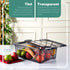 Tribello 12.5 Quart Storage Bins with Lids, Plastic Containers with Latching Lids for Organizing, Set of 2, Made in EU