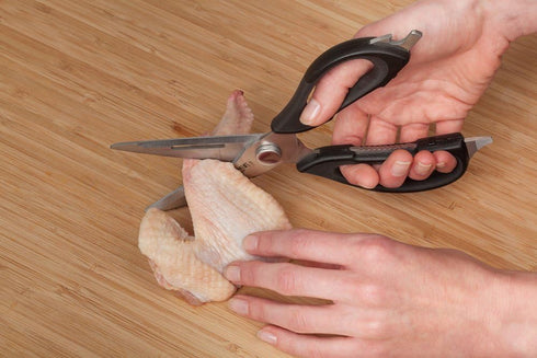 Ergo Chef All-Purpose Come-Apart Kitchen Shears, Black, for Poultry, Fish, Vegetables