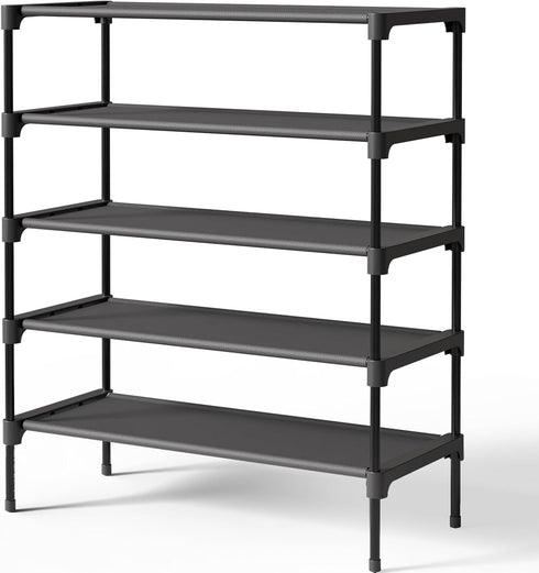 Kitsure Shoe Rack - Non-Woven Shoe Rack Shelf, Shoe Organizer for Closet,