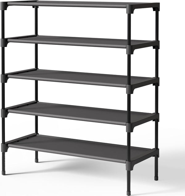 Kitsure Shoe Rack - Non-Woven Shoe Rack Shelf, Shoe Organizer for Closet,