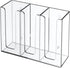 Richboom Acrylic Coffee Cup and Lid Storage Organizer, 3 Compartments, Clear Holder